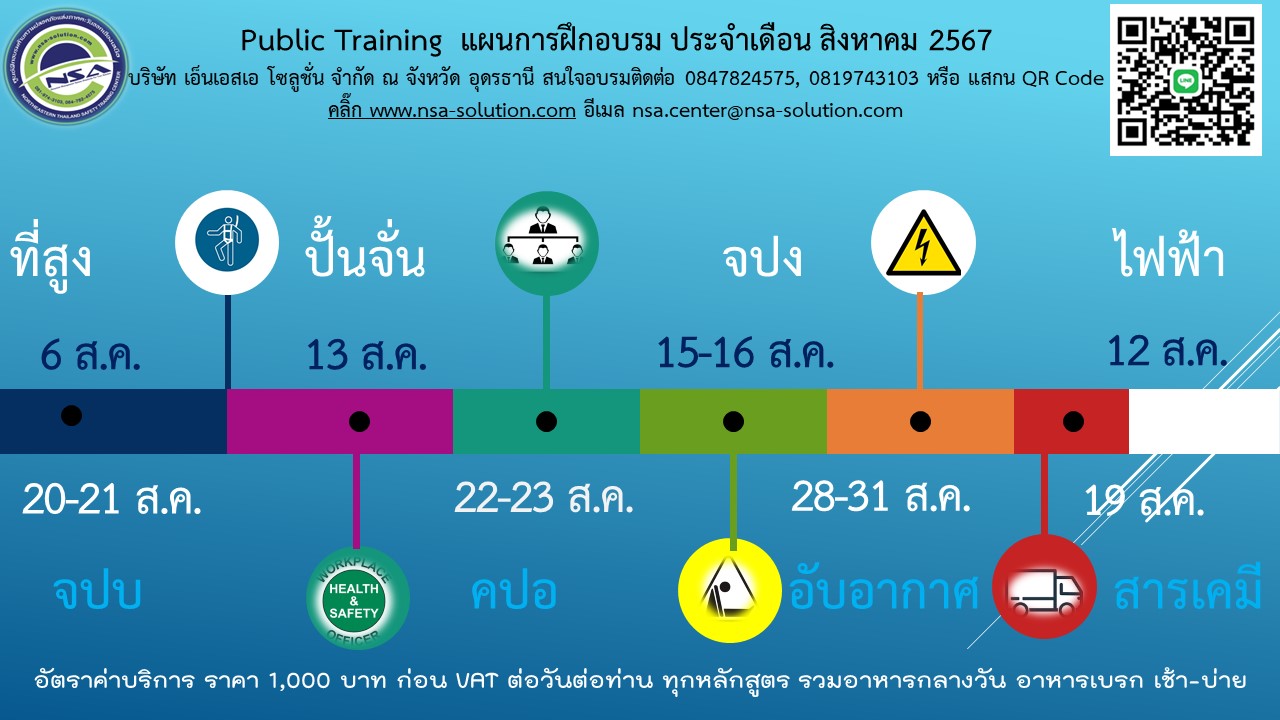 Public Training  ส.ค. 2567